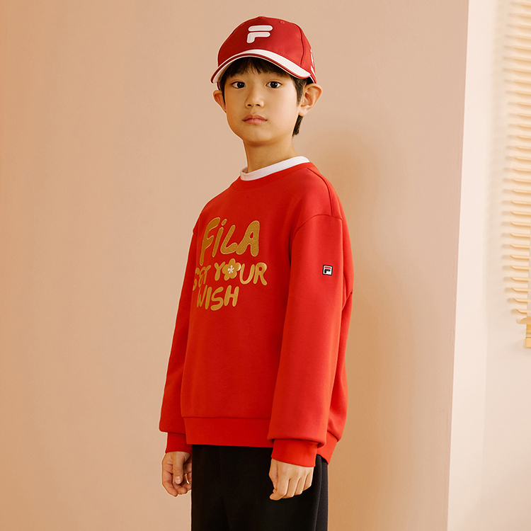 Худи Fila KIDS ORIGINALE (красная) — фото 5