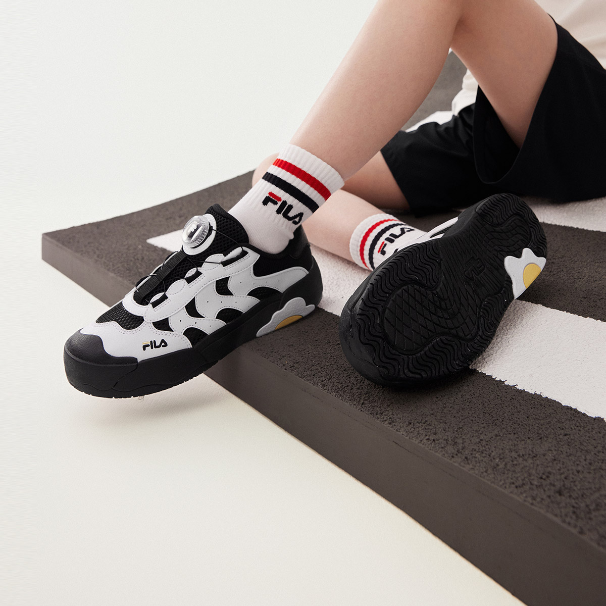 Кеды Fila KIDS Heritage-FHT (черные) — фото 7