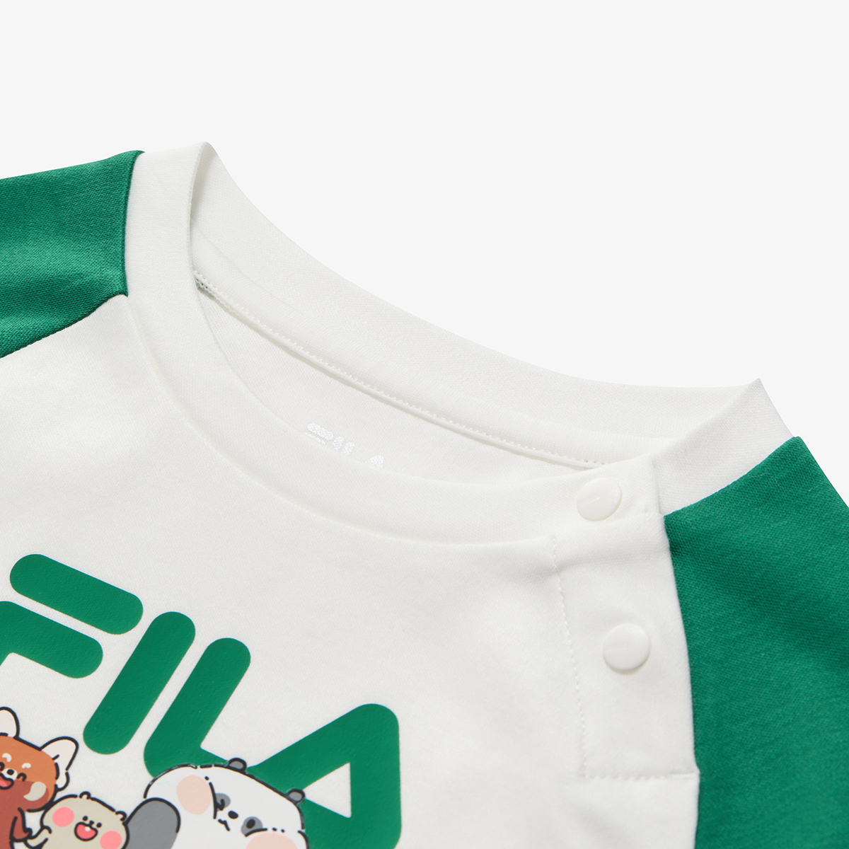 Детская футболка Fila KIDST (зеленая) — фото 3