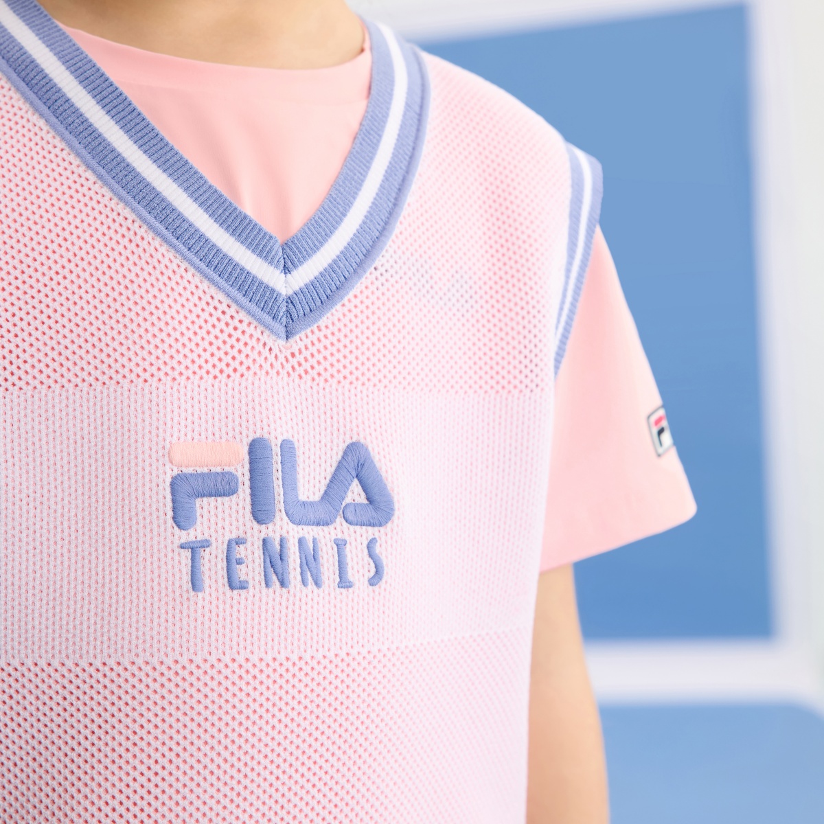Женская футболка Fila KIDS (розовая) — фото 5