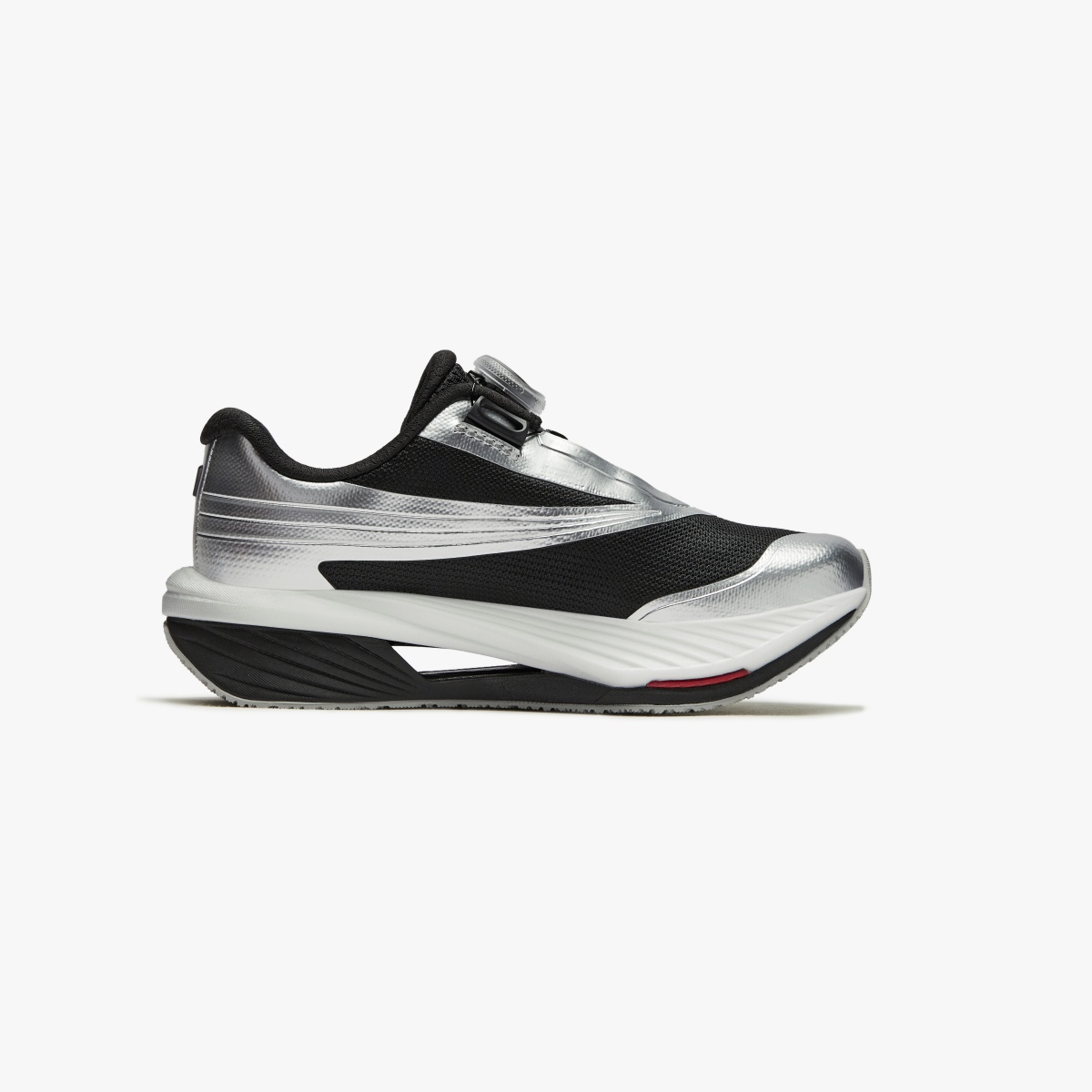 Детские кроссовки Fila Kids Speed 5 Turbo (черно-серебряные) — фото 2