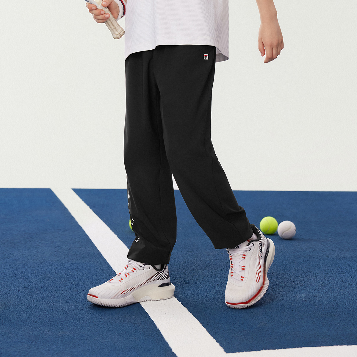 Детские штаны FILA KIDS (синие) — фото 5