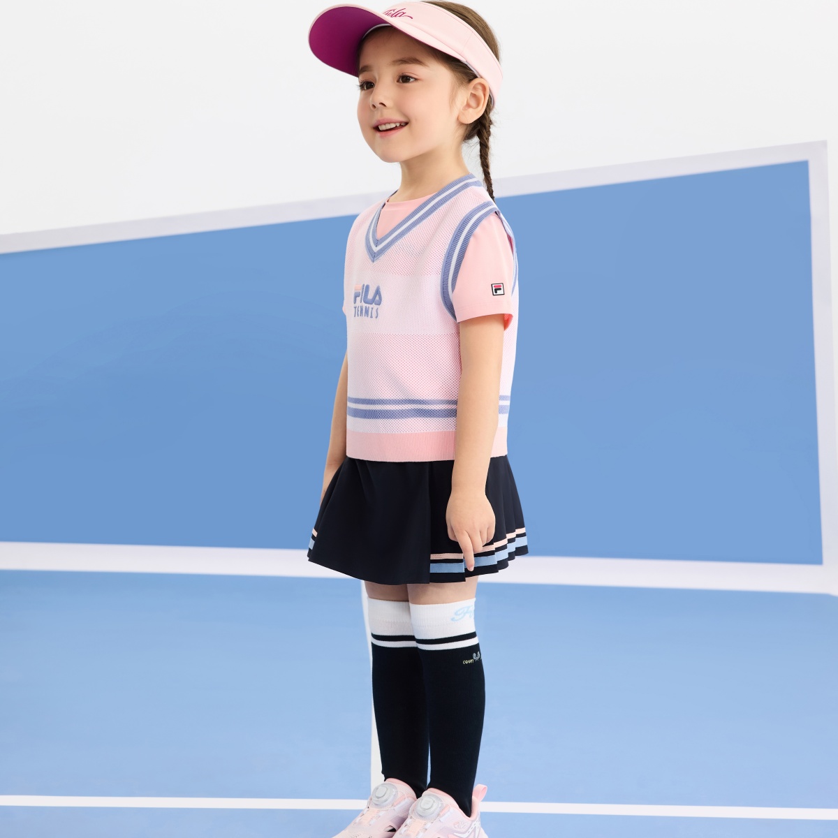 Женская футболка Fila KIDS (розовая) — фото 8