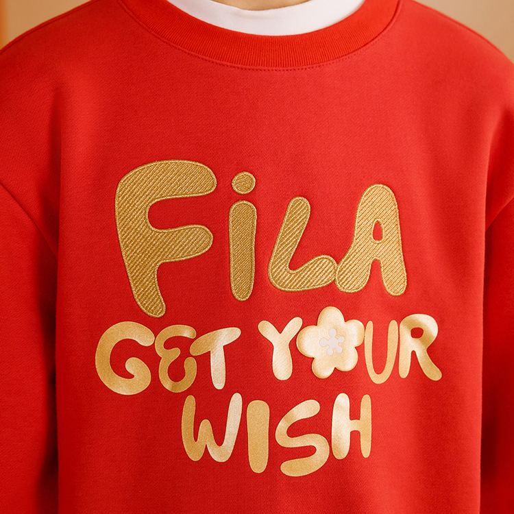 Худи Fila KIDS ORIGINALE (красная) — фото 7