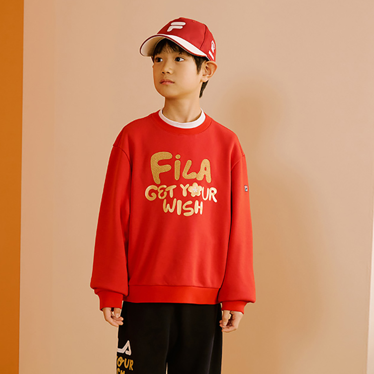 Худи Fila KIDS ORIGINALE (красная) — фото 8