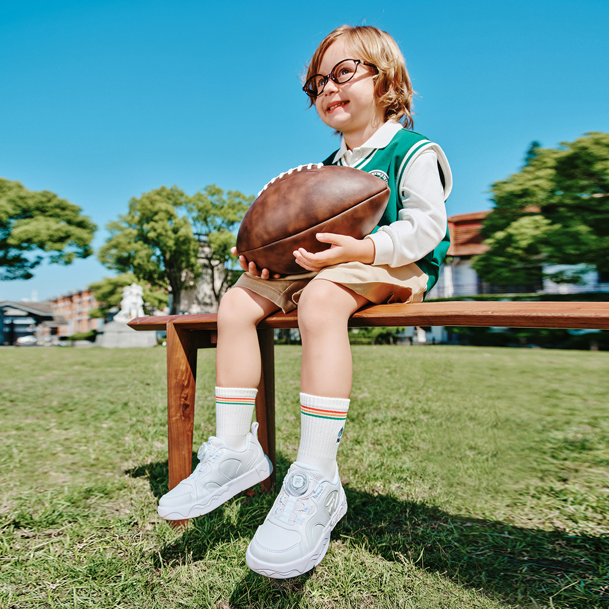 Детские кроссовки Fila KIDS POP (белые) — Белый — фото 8