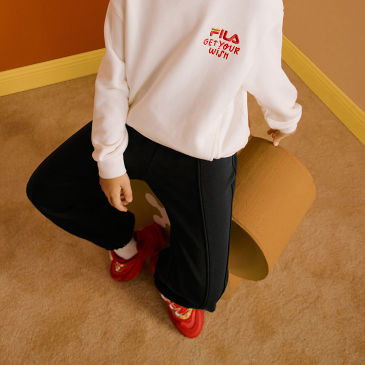 Свитшот Fila KIDS ORIGINALE (белый) — фото 5