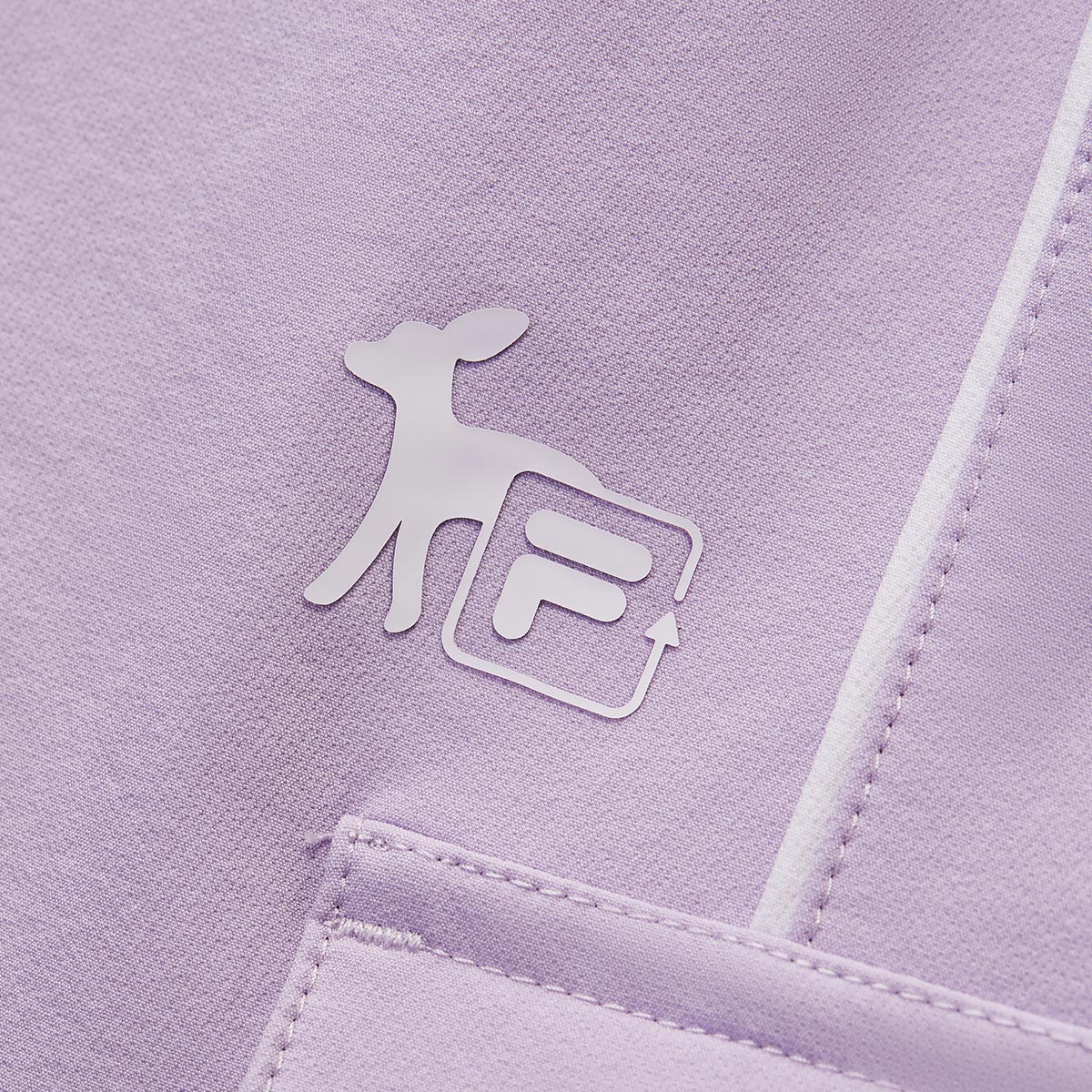 Детские штаны FILA KIDS (фиолетовые) — фото 4