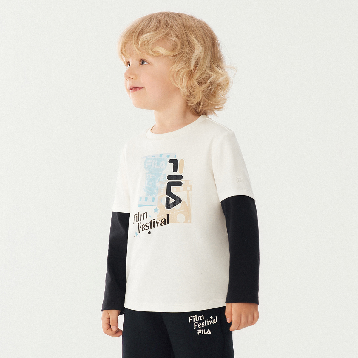 Унисекс футболка Fila KIDST (белая) — фото 3