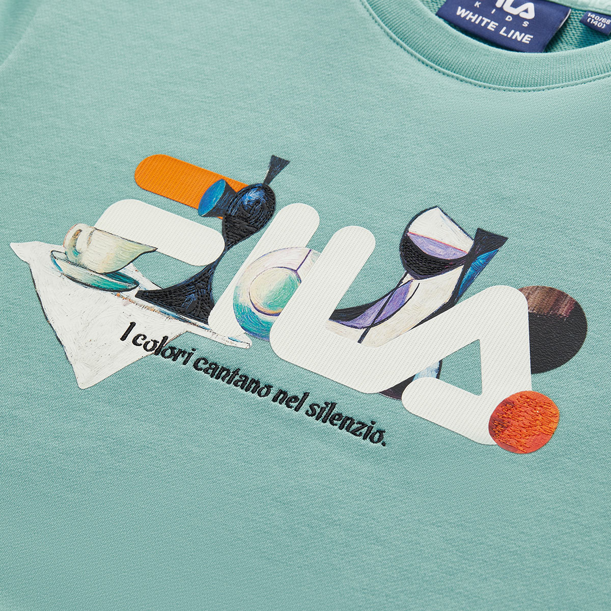 Худи FILA KIDS (зеленый) — фото 4