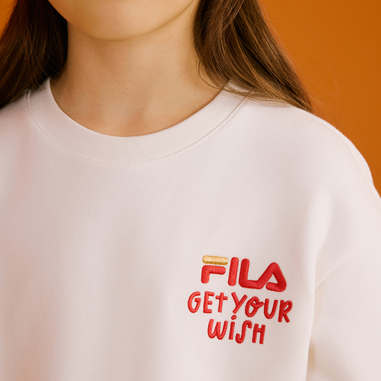Свитшот Fila KIDS ORIGINALE (белый) — фото 4