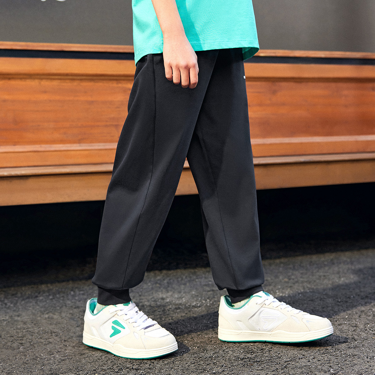 Мужские брюки Fila KIDS x Osamu Harada (сине-голубые) — фото 5