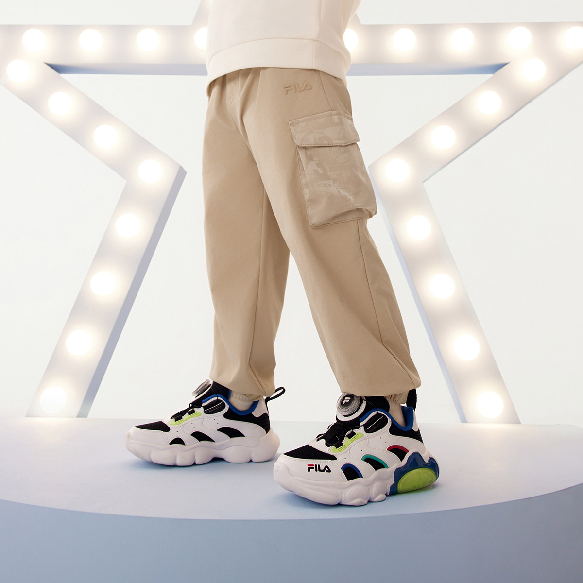Штаны Fila KIDS (бежевые) — фото 8