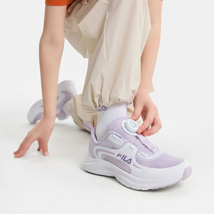 Детские кроссовки Fila KIDSPERFORMANCE-FPH (фиолетово-белые) — 兰絮紫/斐乐白 — фото 8