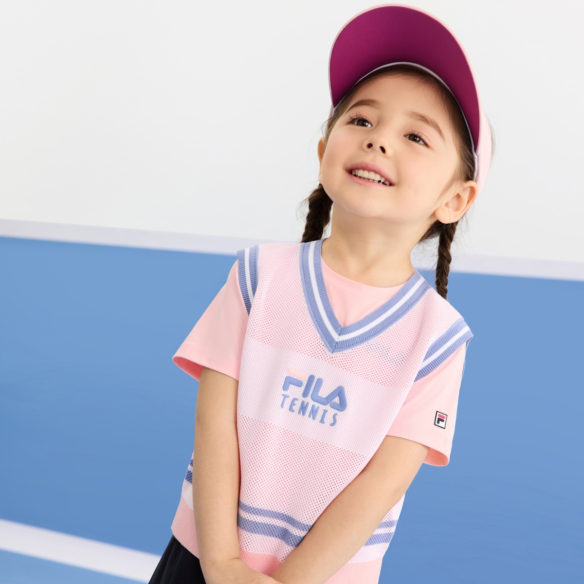 Женская футболка Fila KIDS (розовая) — фото 6