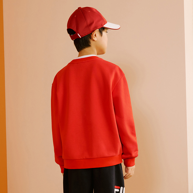 Худи Fila KIDS ORIGINALE (красная) — фото 4