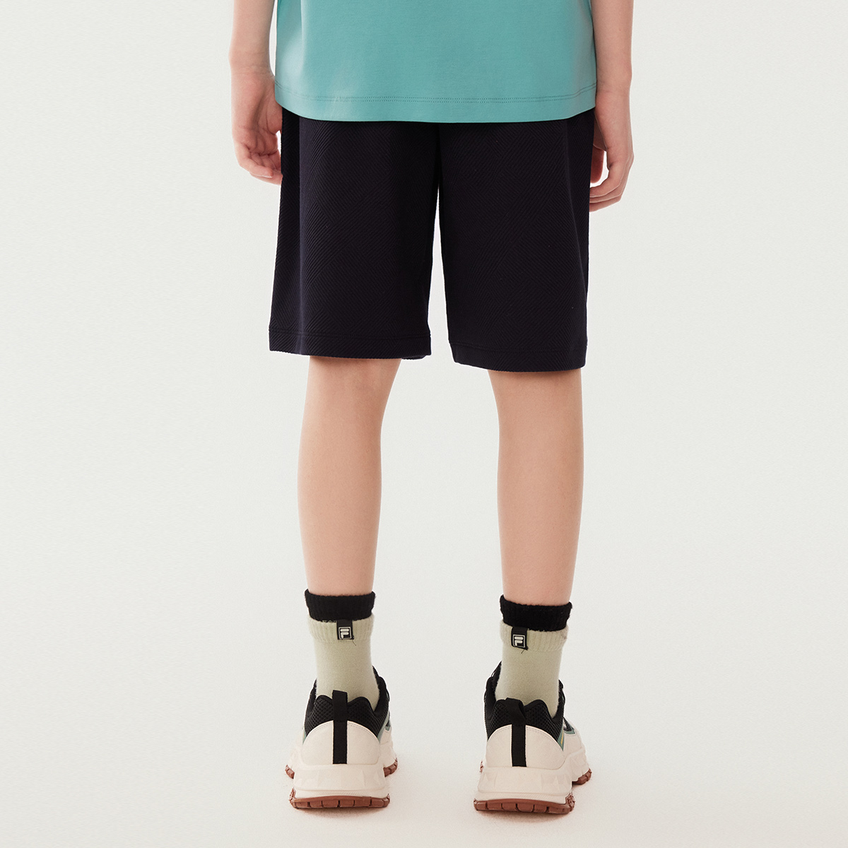 Мужские шорты Fila KIDS (синие) — фото 4