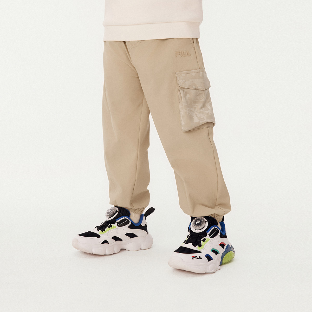 Штаны Fila KIDS (бежевые) — фото 3