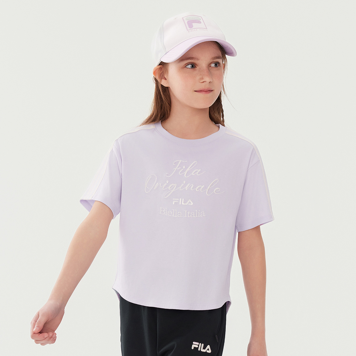 Футболка FILA KIDS (фиолетовый) — фото 7