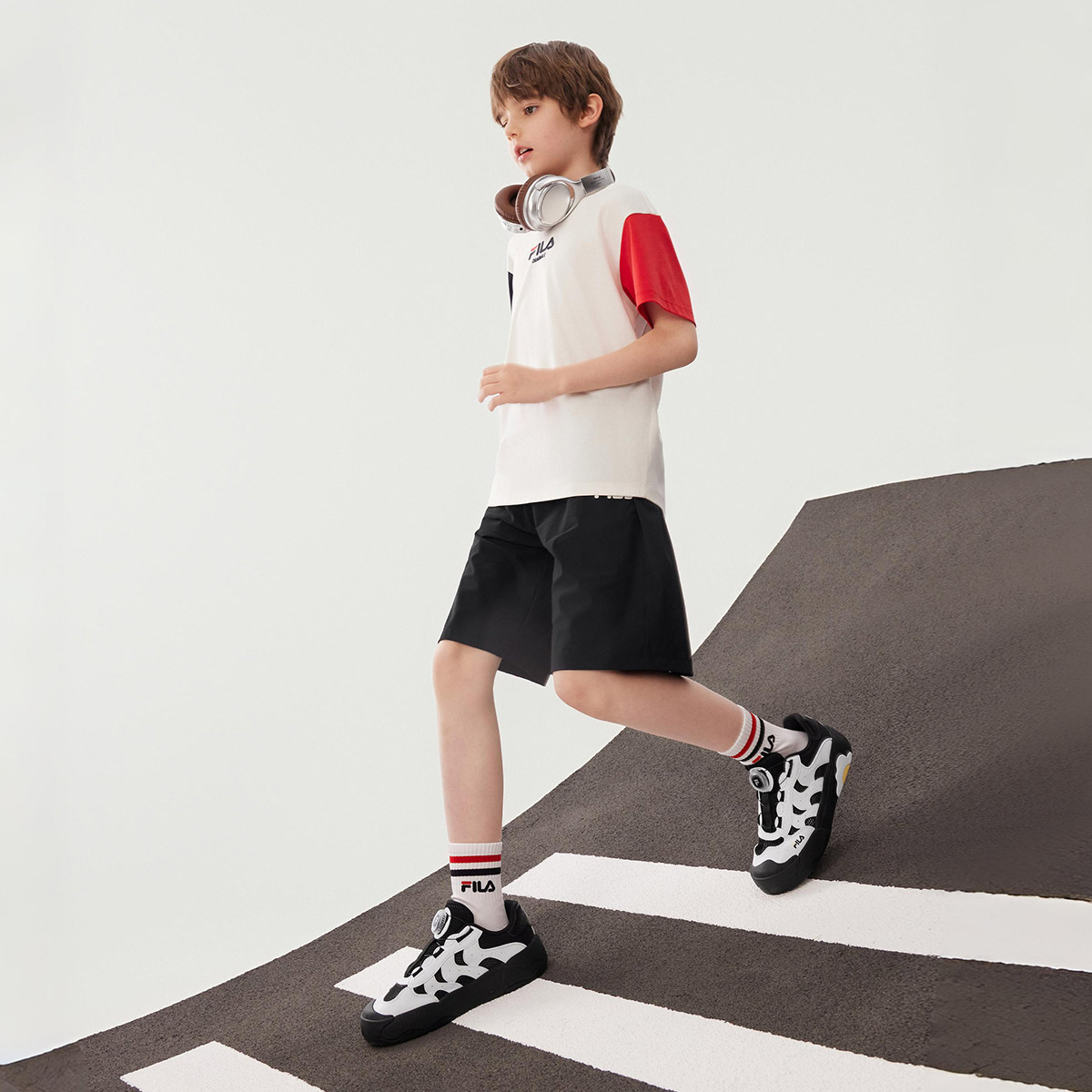 Кеды Fila KIDS Heritage-FHT (черные) — фото 9