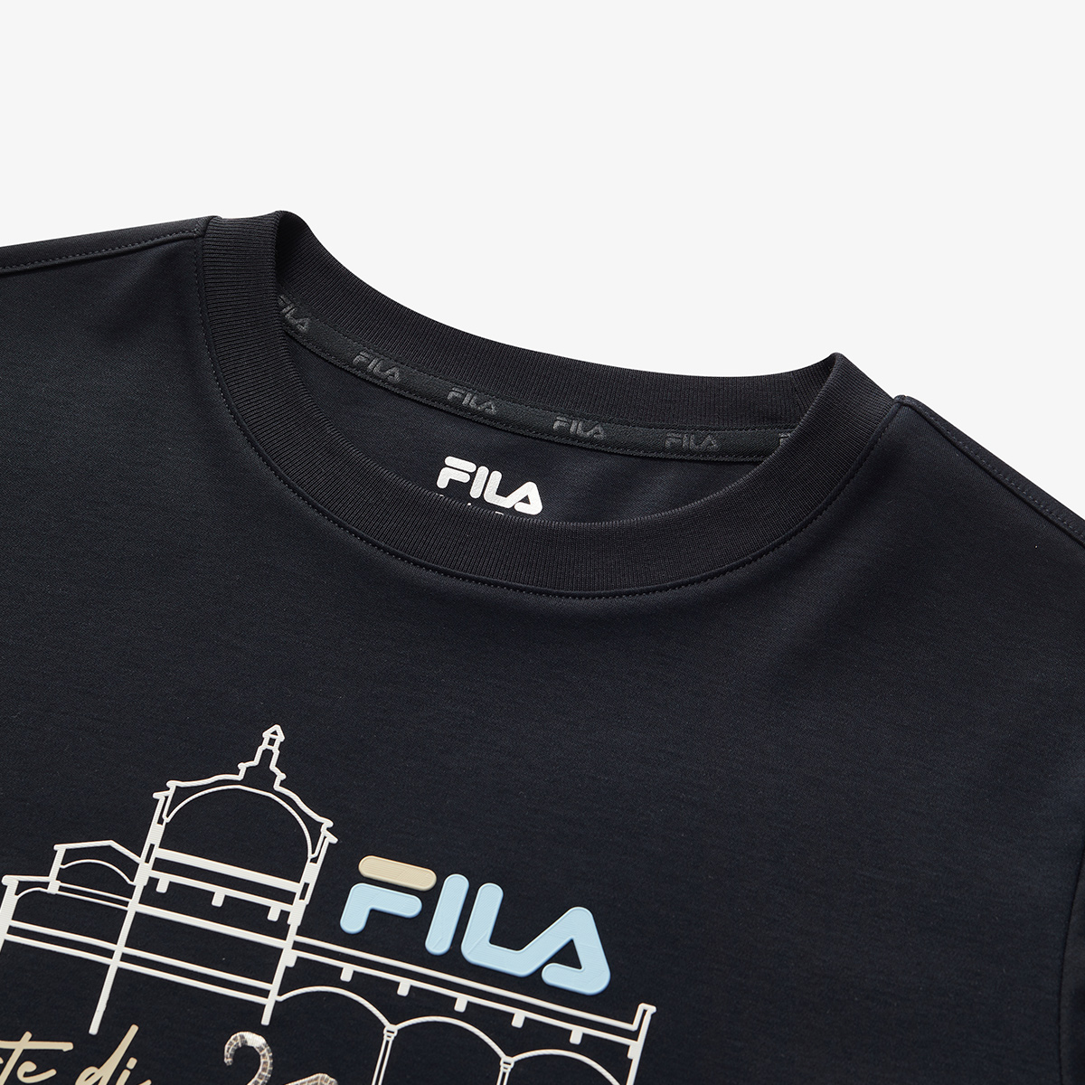 Футболка Fila KIDS (синяя) — фото 3