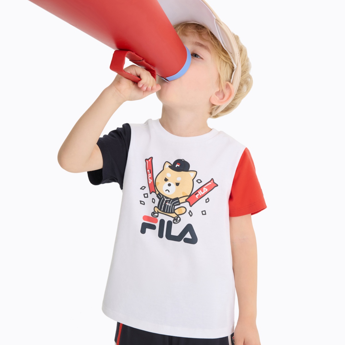 Футболка FILA KIDS (белая) — фото 3