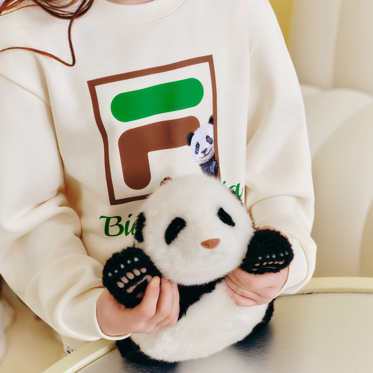 Худи Fila KIDS (бело-черное) — фото 7