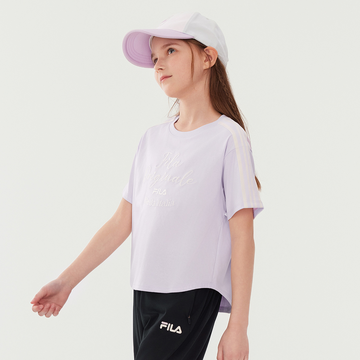 Футболка FILA KIDS (фиолетовый) — фото 5