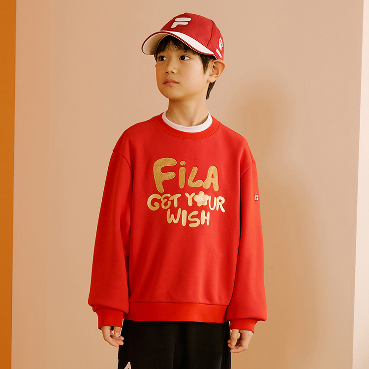 Худи Fila KIDS ORIGINALE (красная) — фото 3