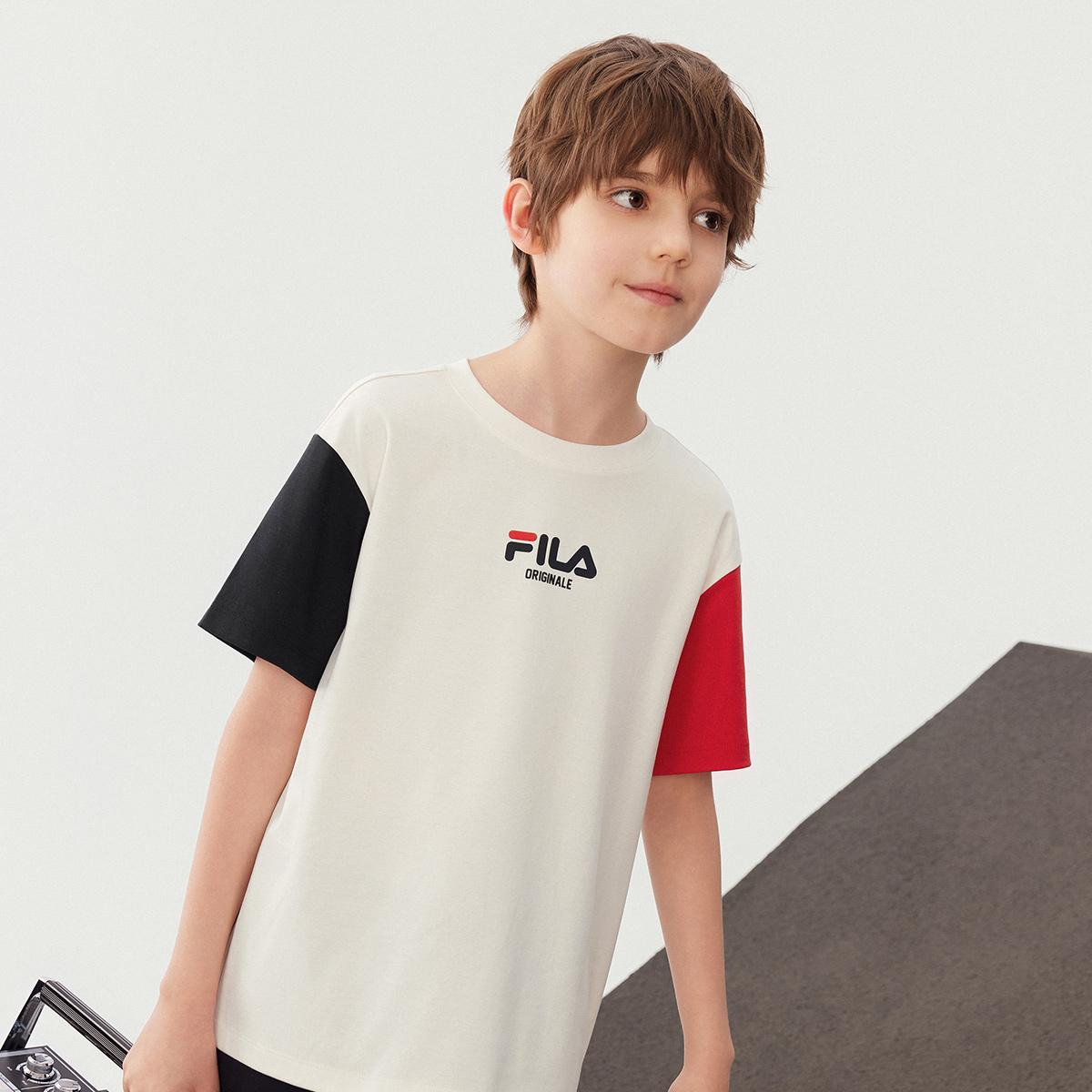 Мужская футболка Fila (белая) — фото 7