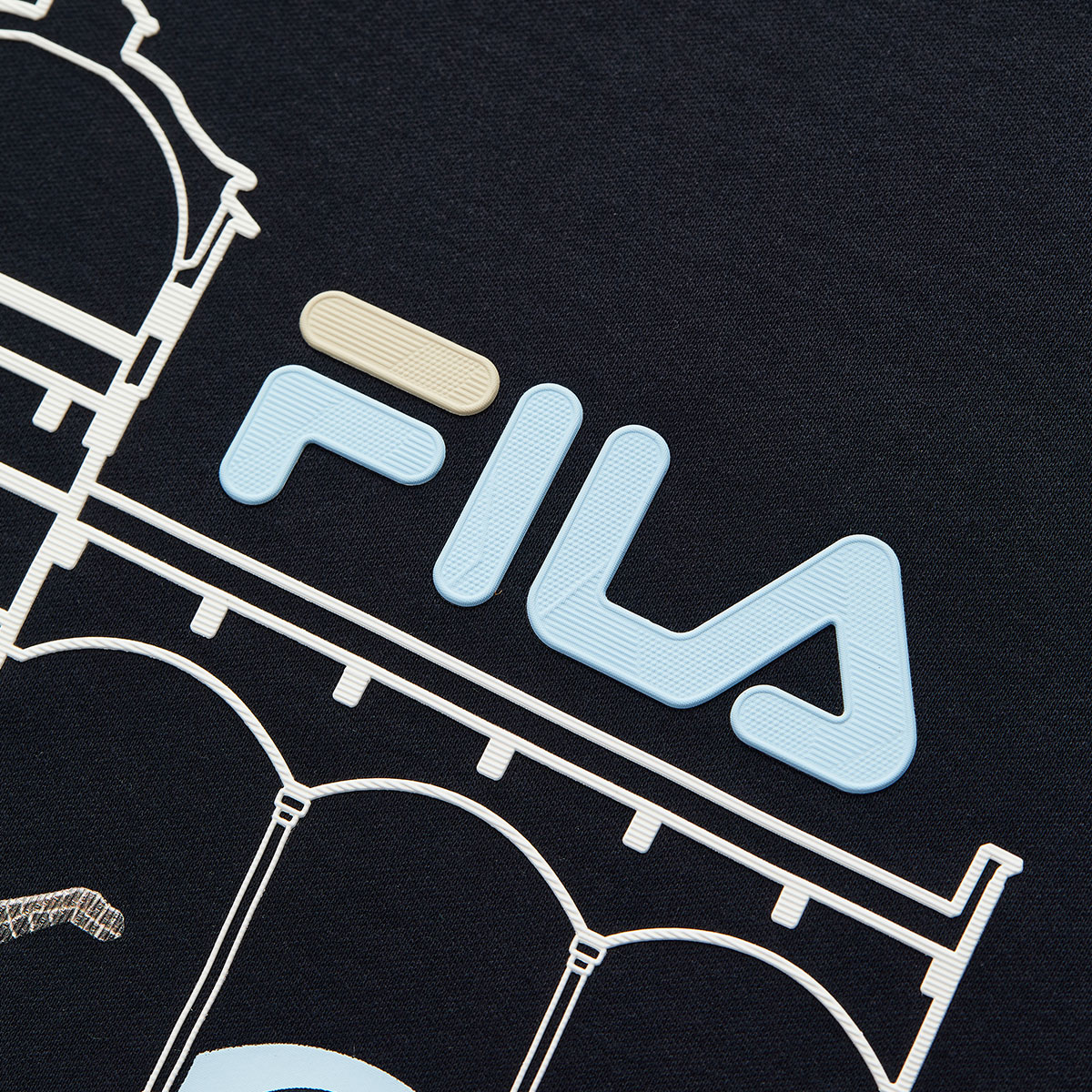 Футболка Fila KIDS (синяя) — фото 5
