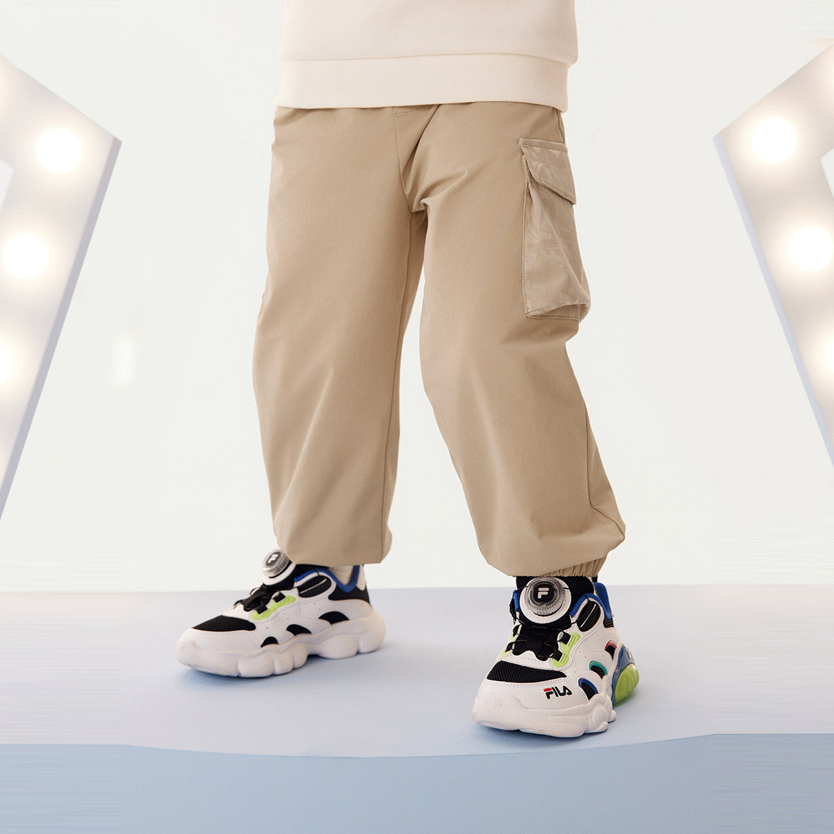 Штаны Fila KIDS (бежевые) — фото 7