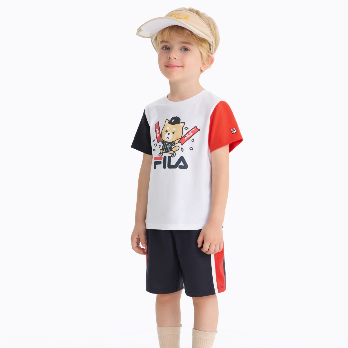 Футболка FILA KIDS (белая) — фото 5