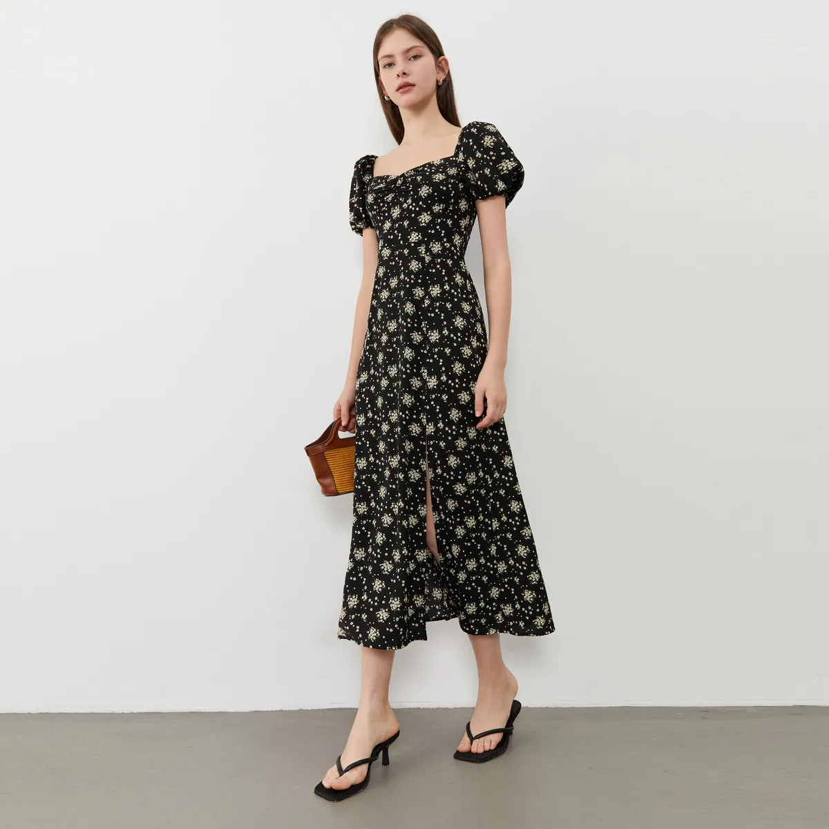 DPLAY Short Sleeved Dress Women's Southern French Daisy