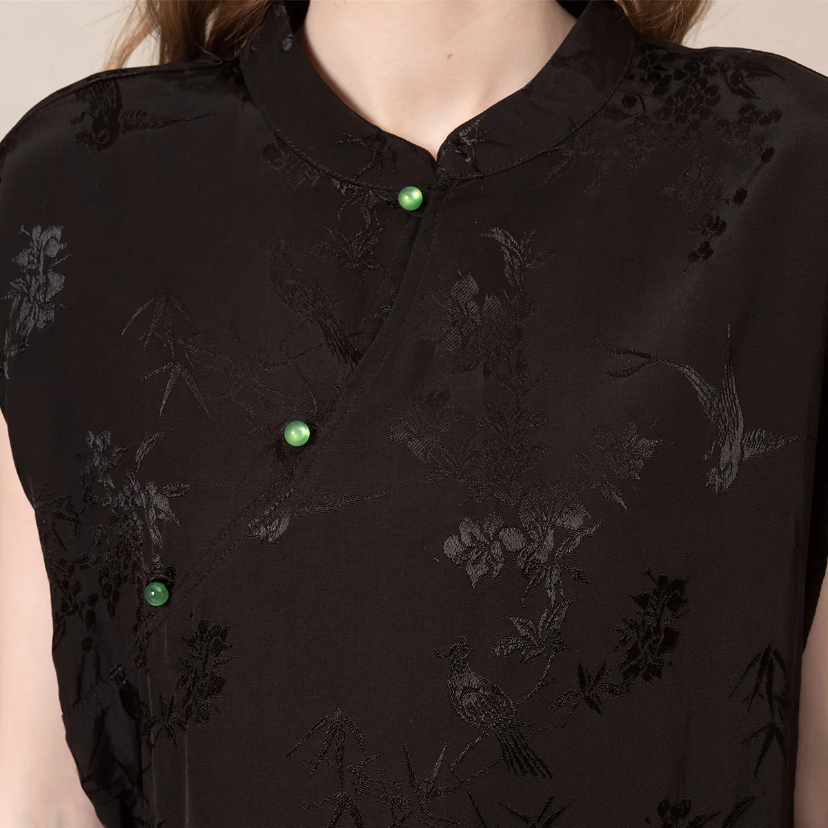 BANANA BABY Short Sleeved Dress Women's Black