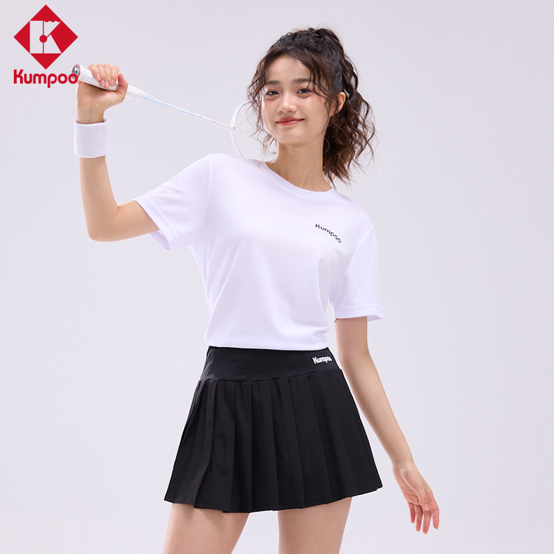 KUMPOO Nebula Collection Badminton Jersey Unisex Versatile Color Series White