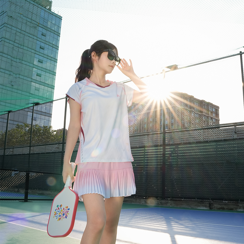 Anta Small Flower Clothing Sets Pickleball Paddles Fiberglass Court Unisex 16mm