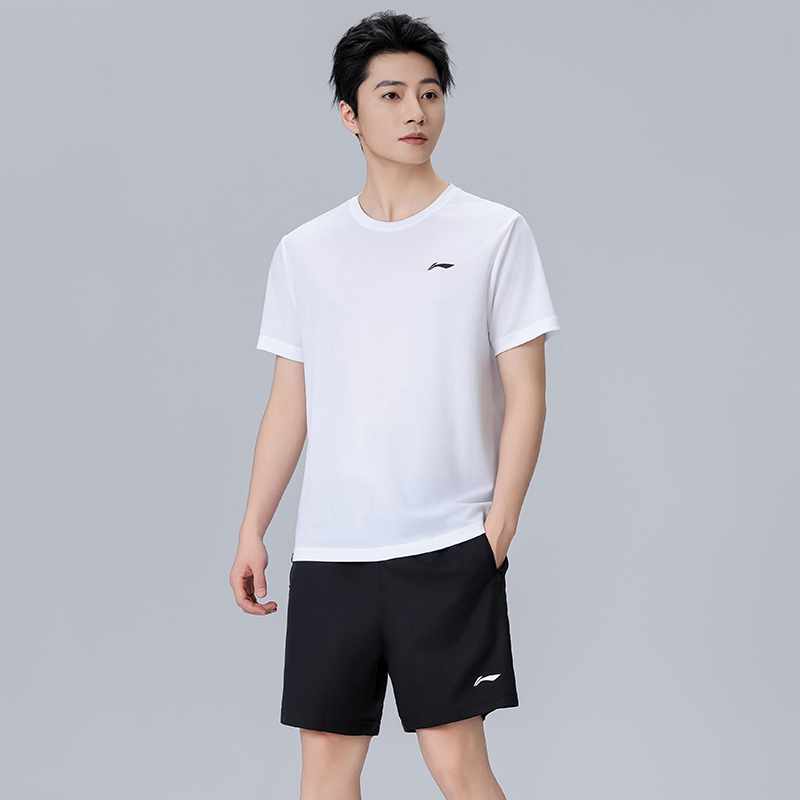 Li Ning Casual Sportswear Men’s Crew Neck Moderate