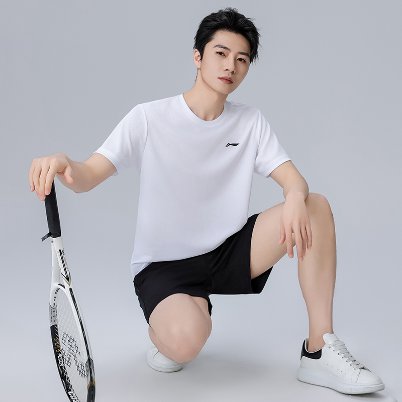 Li Ning Casual Sportswear Men’s Crew Neck Moderate