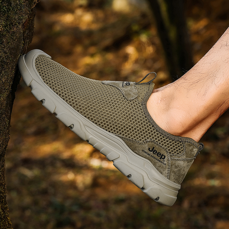 Jeep Low top Hiking Shoes Men’s Umber