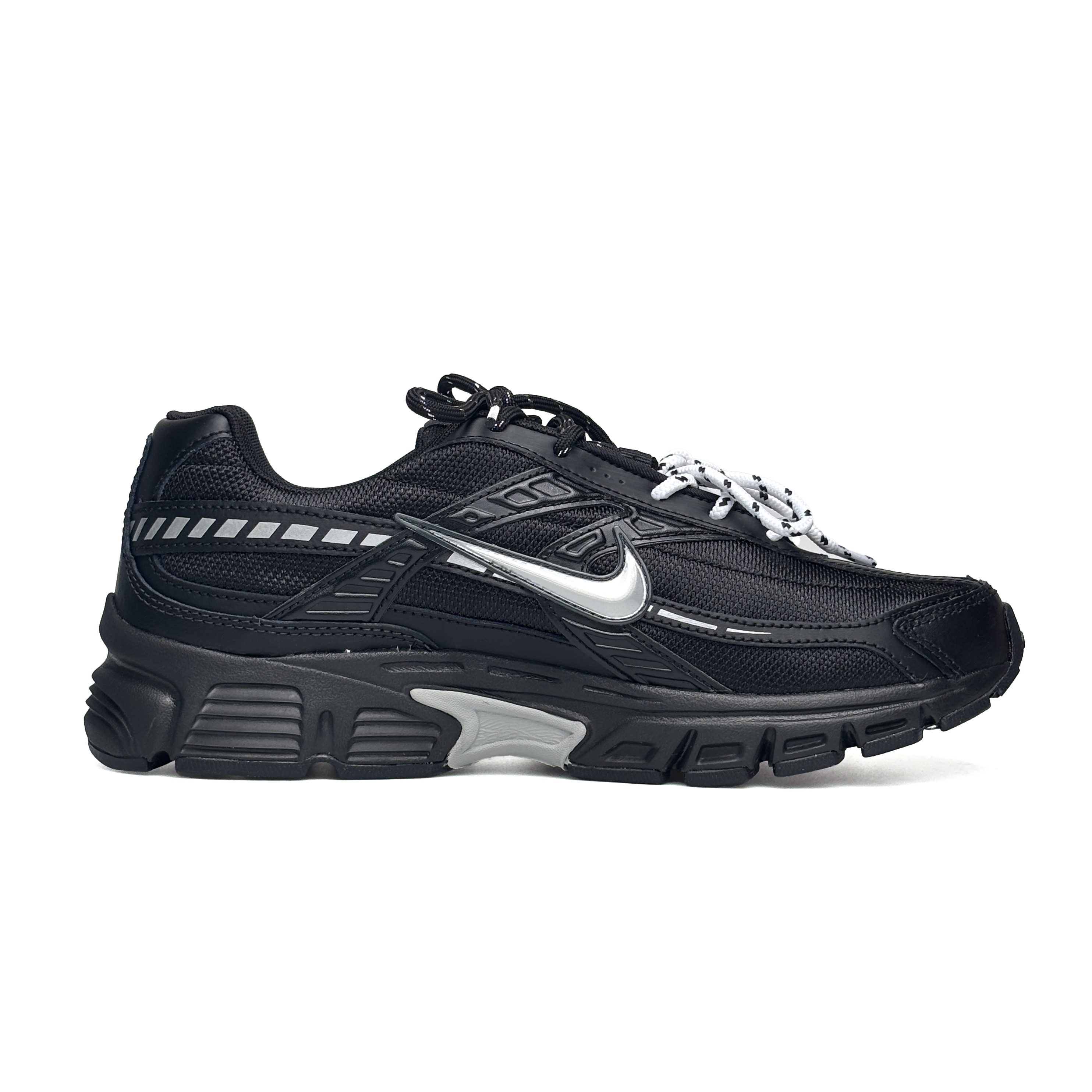 Nike Initiator Abrasion Resistant Low top Casual Running Shoes Men’s Black White