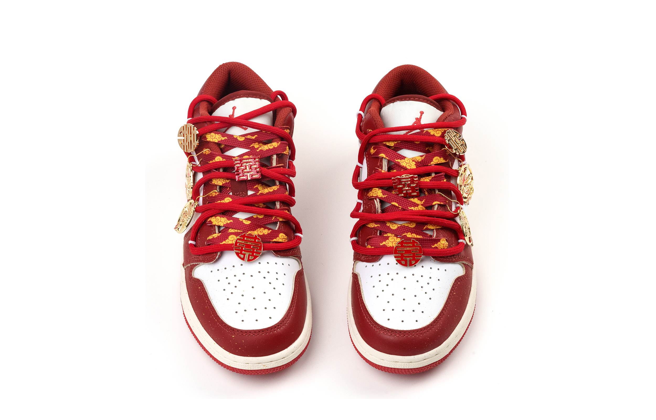 Jordan Air Jordan 1 Cushioning, Wear Resistant Low top Vintage Basketball Shoes Women’s Red