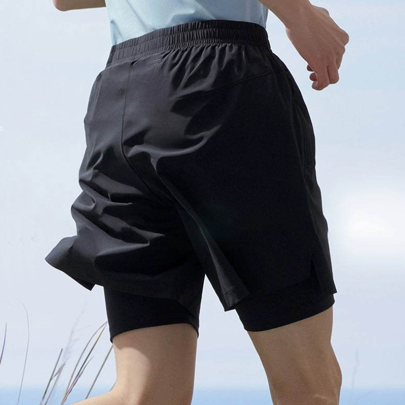 Li Ning Sports Shorts Unisex Refreshing Black Moderate