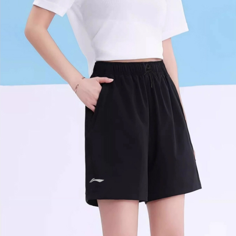 Li Ning Sports Shorts Unisex Black Moderate