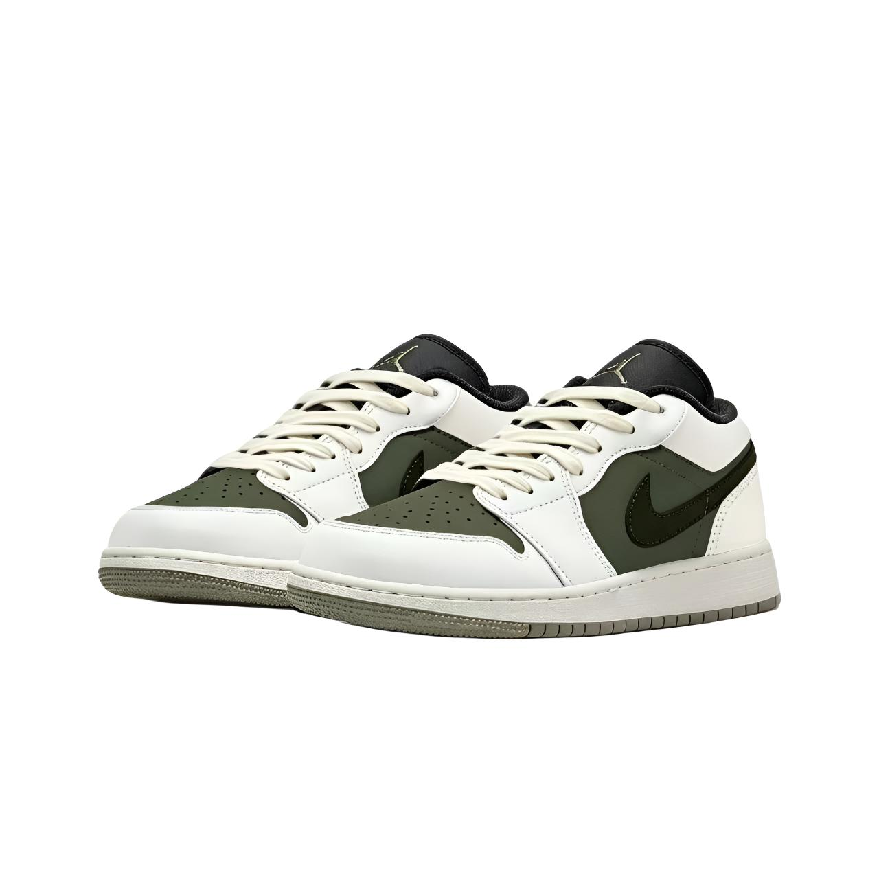 Jordan Air Jordan 1 Mini Hook Leather Abrasion Resistant Slip Resistant Low top Vintage Basketball Shoes Unisex