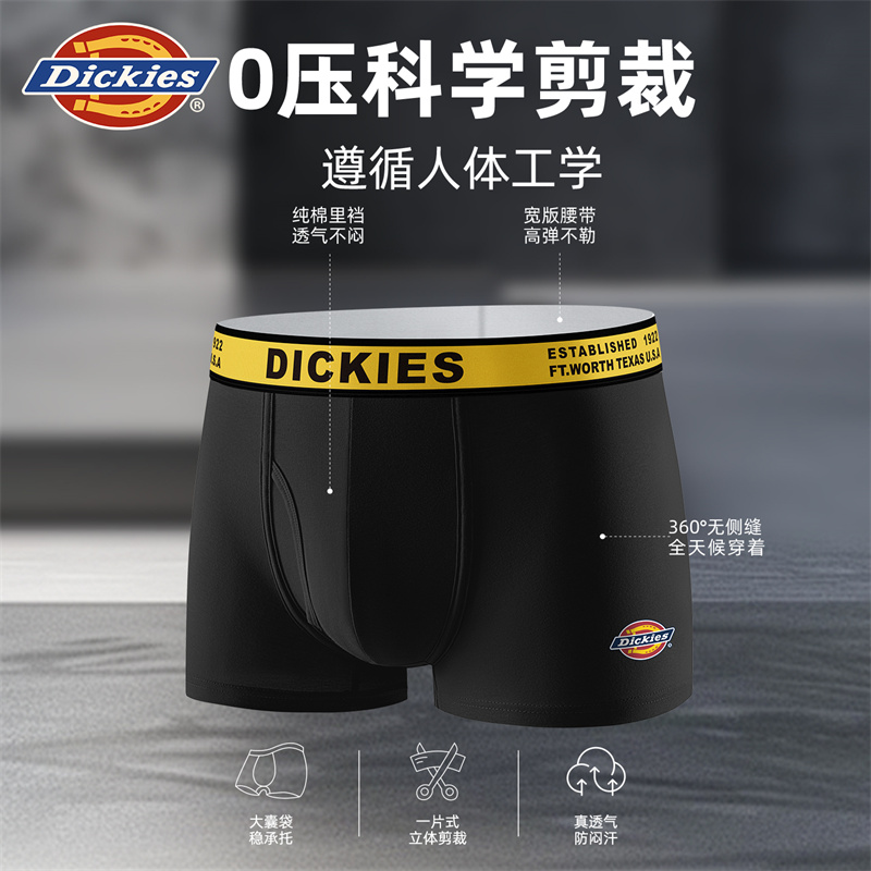 Мужские трусы-боксеры Dickies (черные) — фото 36
