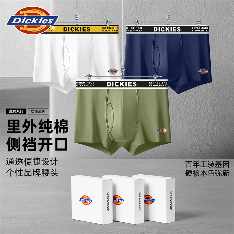 Мужские трусы-боксеры Dickies (черные) — фото 9
