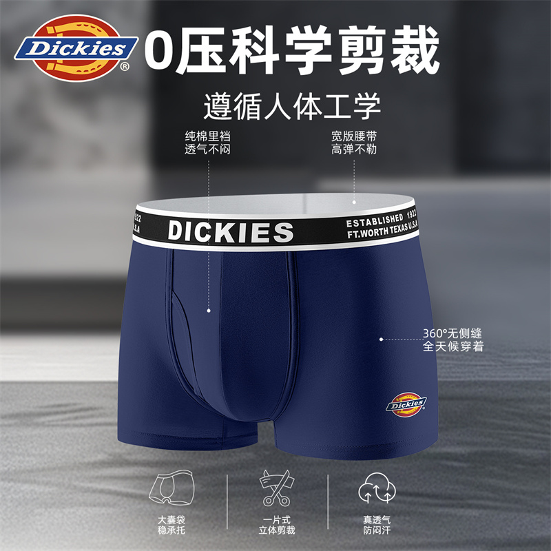 Мужские трусы-боксеры Dickies (черные) — фото 30