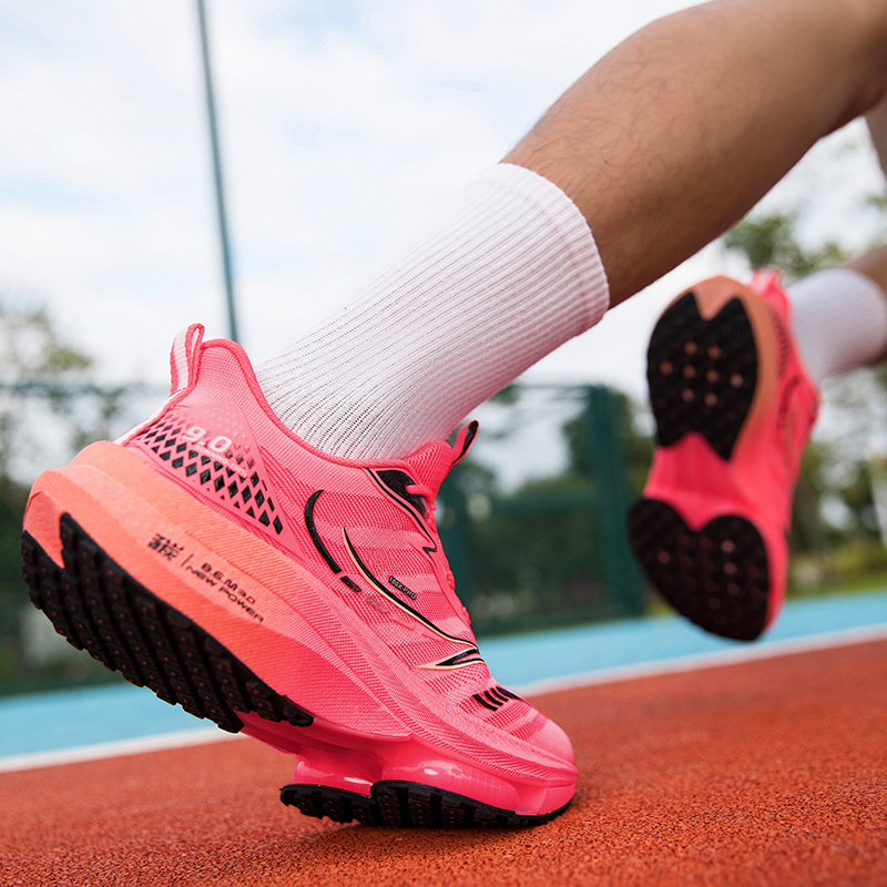 ANDE JAMES Cushioned Impact Resistant Wear Resistant Low Top Air Cushion Popcorn Soft Sole Training Running Shoes Men’s