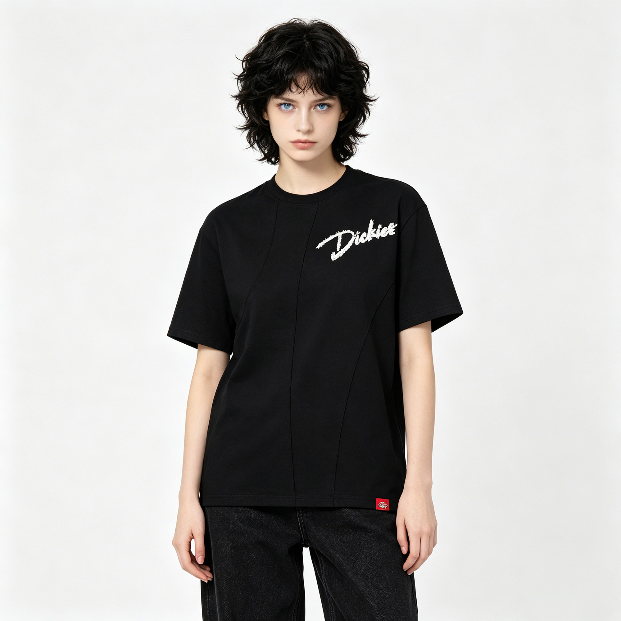Женская футболка Dickies boxycleanfit3DLOGO T (серая) — фото 14